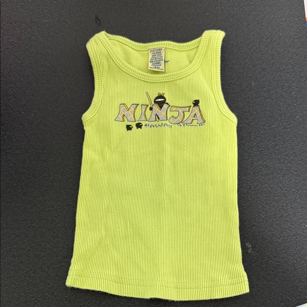 Kavio Lime Green Ninja Tank Top 2010